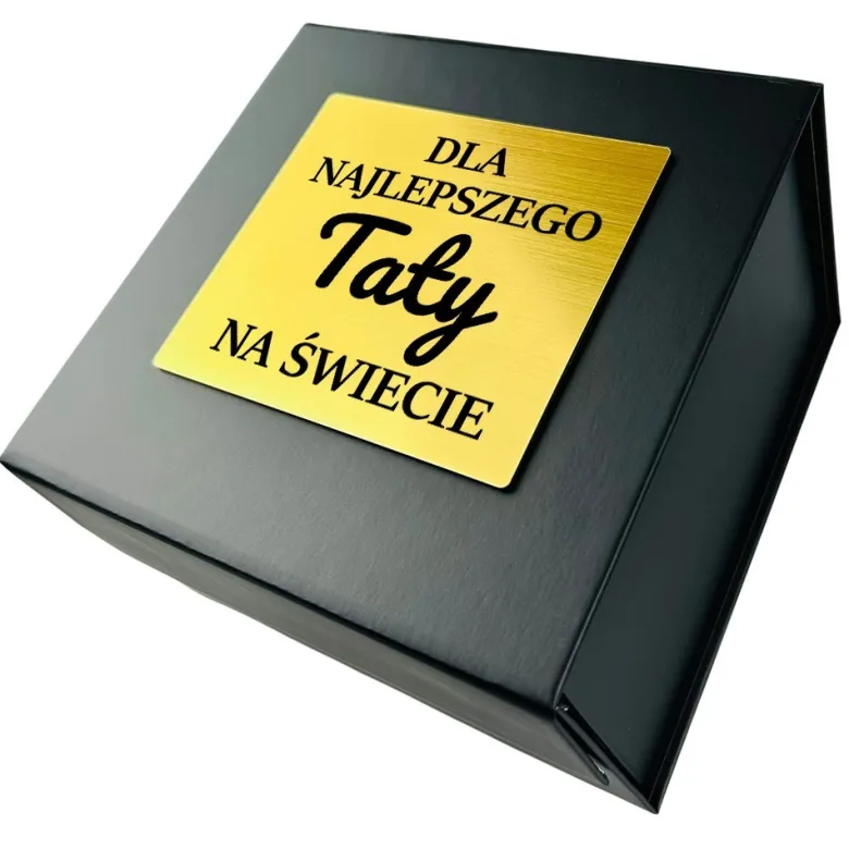 Zestaw do Whisky z Grawerem dla Taty - Prezent dla Taty na Dzień Ojca Święta Urodziny Szklanka + Kamienie