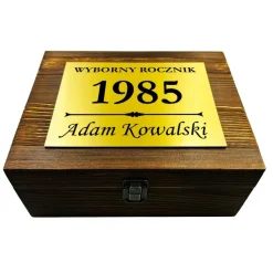 Zestaw do Whisky z Grawerem - Prezent dla Mężczyzny Męża Chłopaka Faceta Taty Dziadka na Święta Urodziny