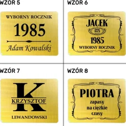 Zestaw do Whisky z Grawerem - Prezent dla Męża Chłopaka Faceta Taty Dziadka Mężczyzny na Święta Urodziny