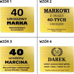 Zestaw do Whisky z Grawerem - Prezent dla Faceta Taty Męża Dziadka Chłopaka na Święta Urodziny