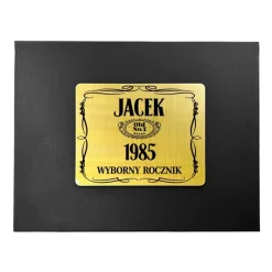 Zestaw do Whisky z Grawerem - Prezent dla Faceta Taty Męża Dziadka Chłopaka na Święta Urodziny