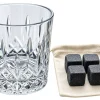 Zestaw do Whisky z Grawerem Szklanka + Kamienie - prezent na Dzień Chłopaka Szkoła Praca