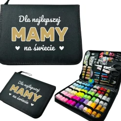 Zestaw Krawiecki dla Najlepszej Mamy - Prezent dla Mamy na Dzień Matki Święta Urodziny