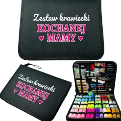 Zestaw Krawiecki Kochanej Mamy - Prezent dla Mamy na Dzień Matki Święta Urodziny