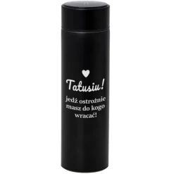 Zestaw Kubek Termiczny + Zawieszka Tatusiu Jedź Ostrożnie - Prezent dla Taty na Dzień Ojca Święta