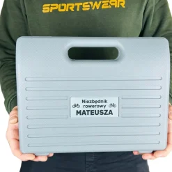 Zestaw Narzędzi Rowerowych 44 el. z Grawerem - Prezent dla Taty Męża Dziadka Mężczyzny na Święta