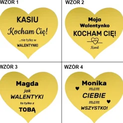Zestaw Prezent dla Żony Dziewczyny na Święta Urodziny Pod Choinkę Walentynki - Filiżanka z Podstawką w Kształcie Serca