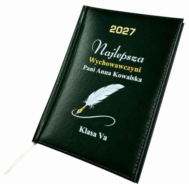 Zestaw Prezentowy dla Nauczyciela Kalendarz + Kubek Termiczny - Prezent na Dzień Nauczyciela dla Wychowawcy
