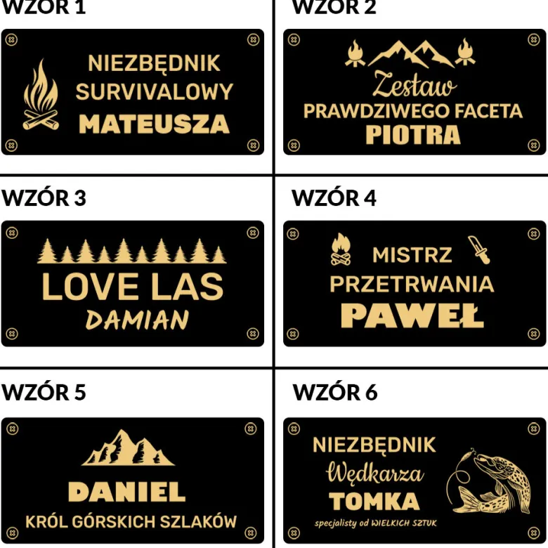 Zestaw Survivalowy - prezent dla żołnierza myśliwego na urodziny święta