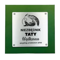 Zestaw Wędkarza dla Taty Kubek Emaliowany, Multiniezbędnik i Brelok - Prezent na Dzień Ojca Święta Urodziny