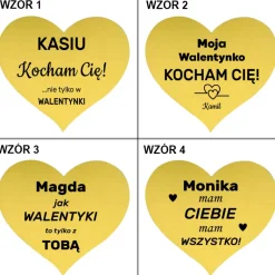 Zestaw z Grawerem Prezent dla Żony Dziewczyny Niej na Walentynki Urodziny