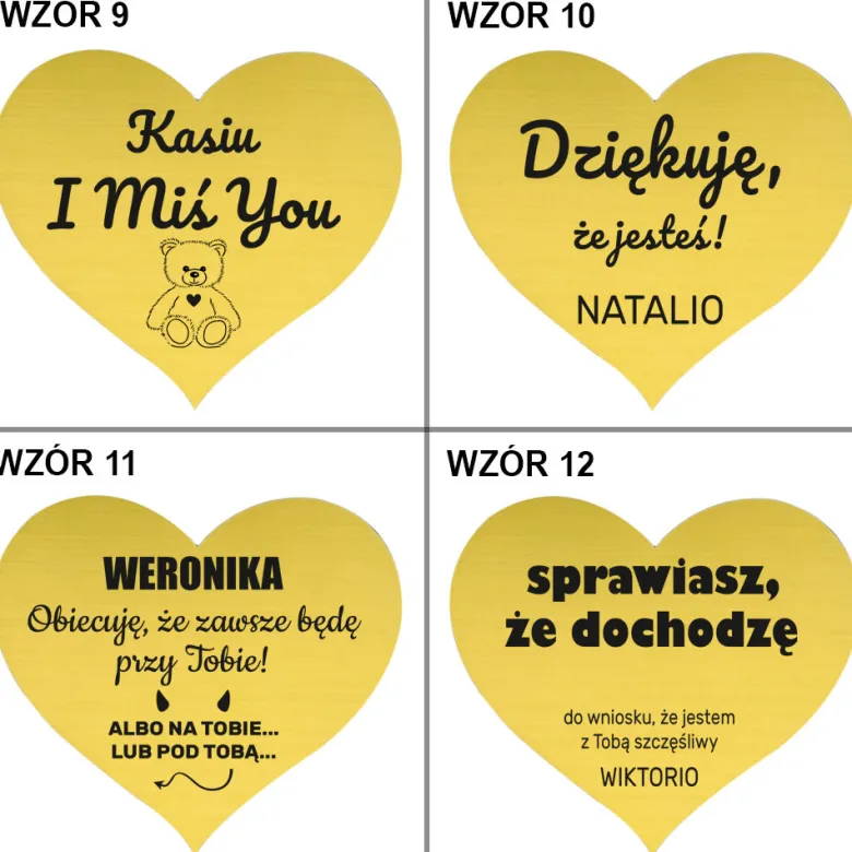 Zestaw z Grawerem Prezent dla Żony Dziewczyny Niej na Walentynki Urodziny
